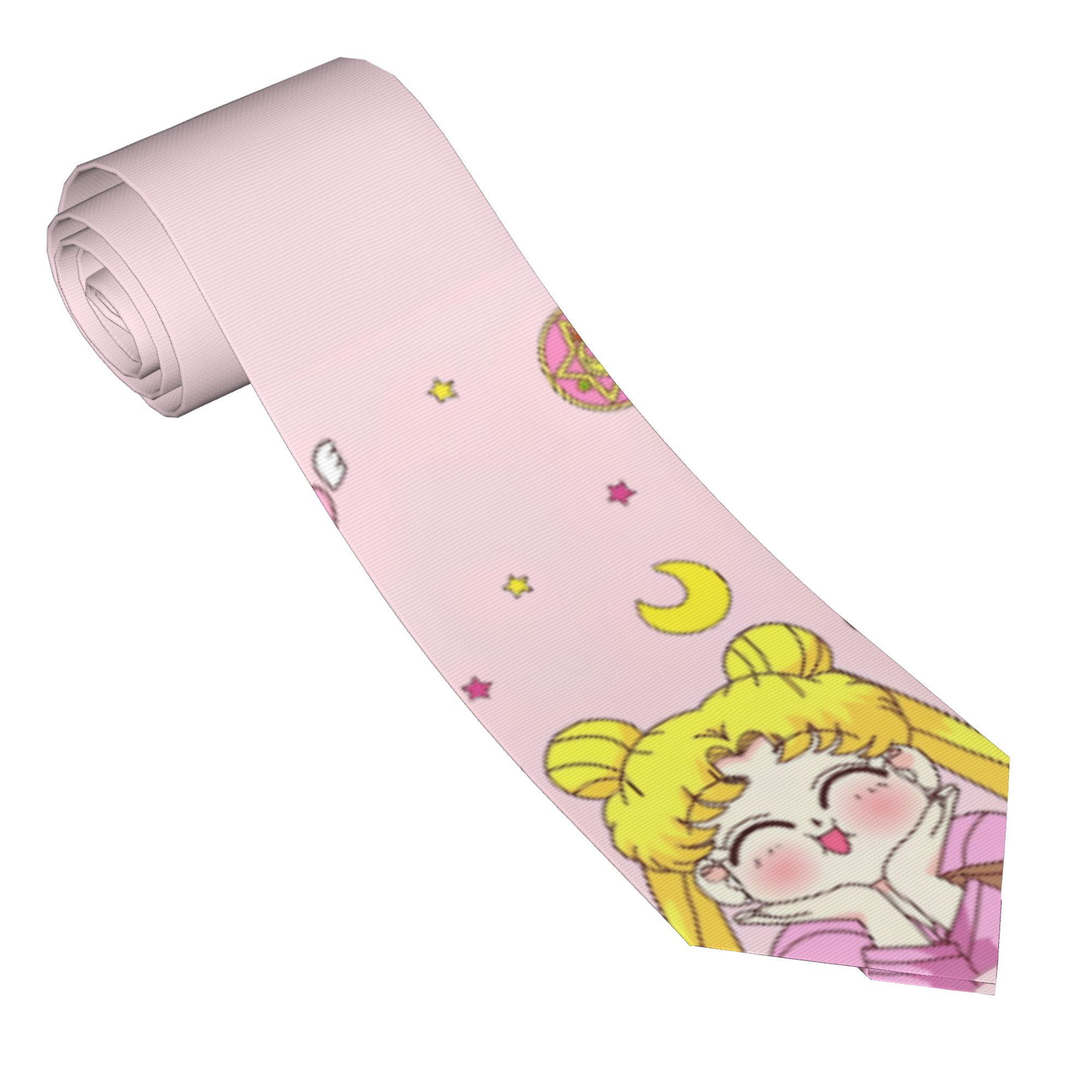 Mens Tie Cartoon Moons 3D Prin - огляд і ціна Men Accessories Elegant