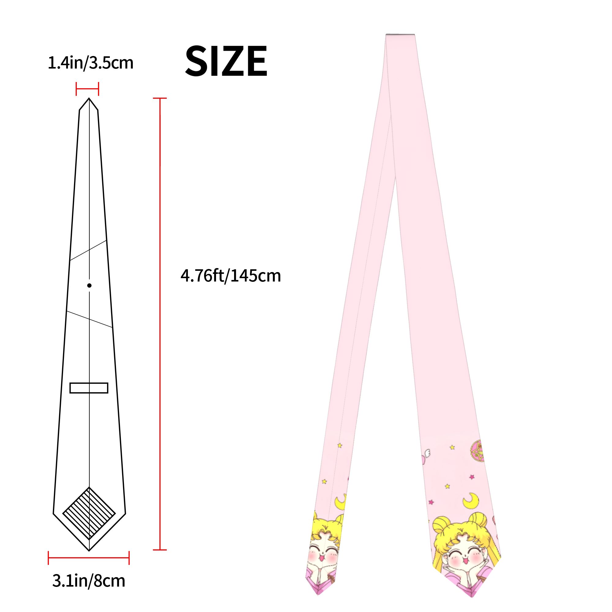 Mens Tie Cartoon Moons 3D Prin - огляд і ціна Men Accessories Elegant