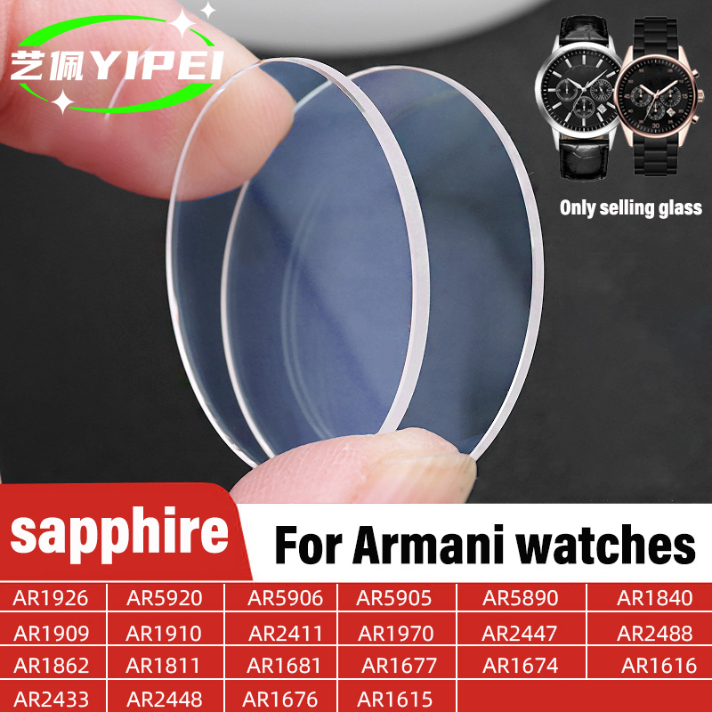 Flat sapphire glass watch crys - огляд і ціна Men'S Accessories Armani