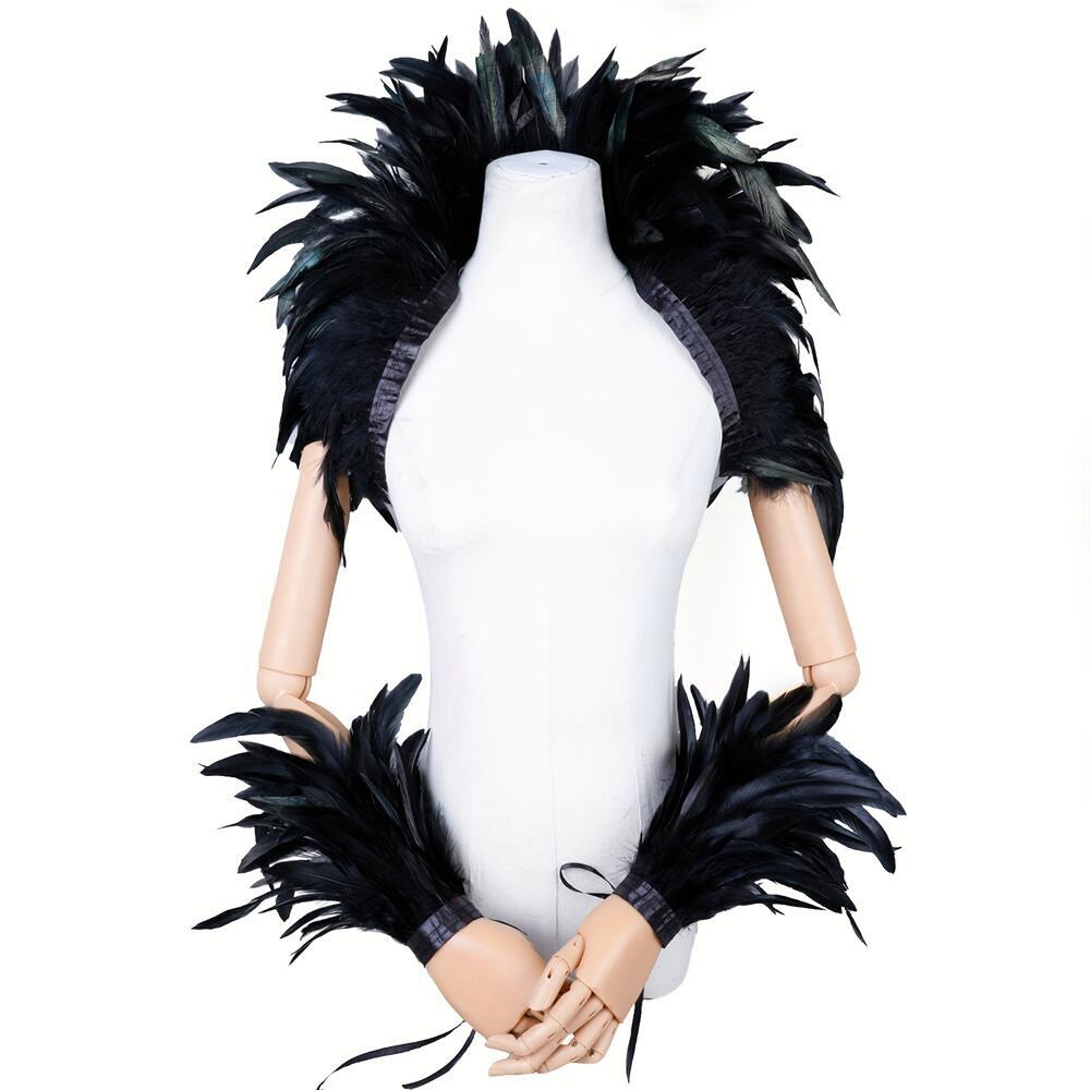 Elegant Red Feathers Women's S - огляд і ціна Men Accessories Elegant