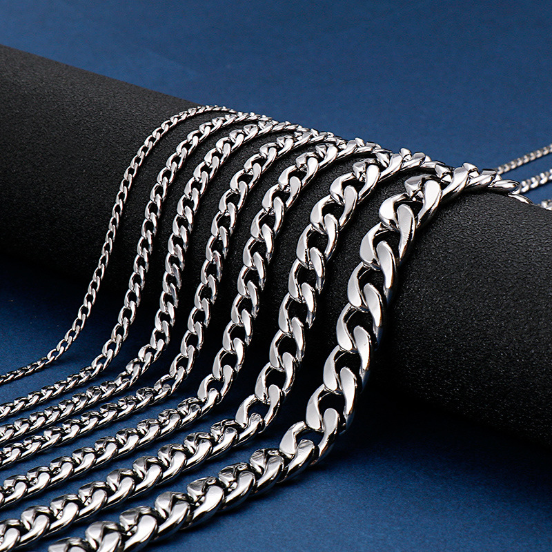 925 sterling silver plated Fla - огляд і ціна Men Accessories Neck Chain