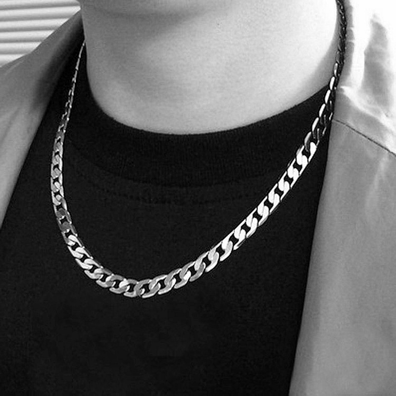 925 sterling silver plated Fla - огляд і ціна Men Accessories Neck Chain