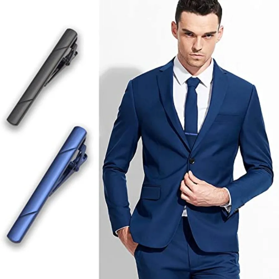 4Pcs Tie Clips For Men Tie Bar - огляд і ціна Men Accessories Gift Box
