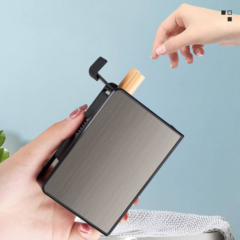 Automatic Cigarette Case Porta - огляд і ціна Men Accessories Gift Box