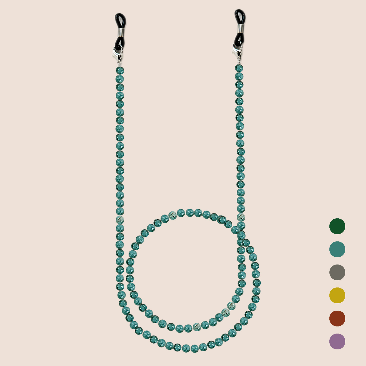 Chinese Style Glass Beaded Eye - огляд і ціна Men Accessories Neck Chain