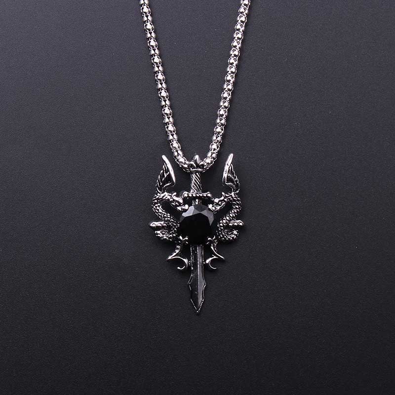 Double Dragon Black Gem Cross  - огляд і ціна Men'S Accessories And Jewelry