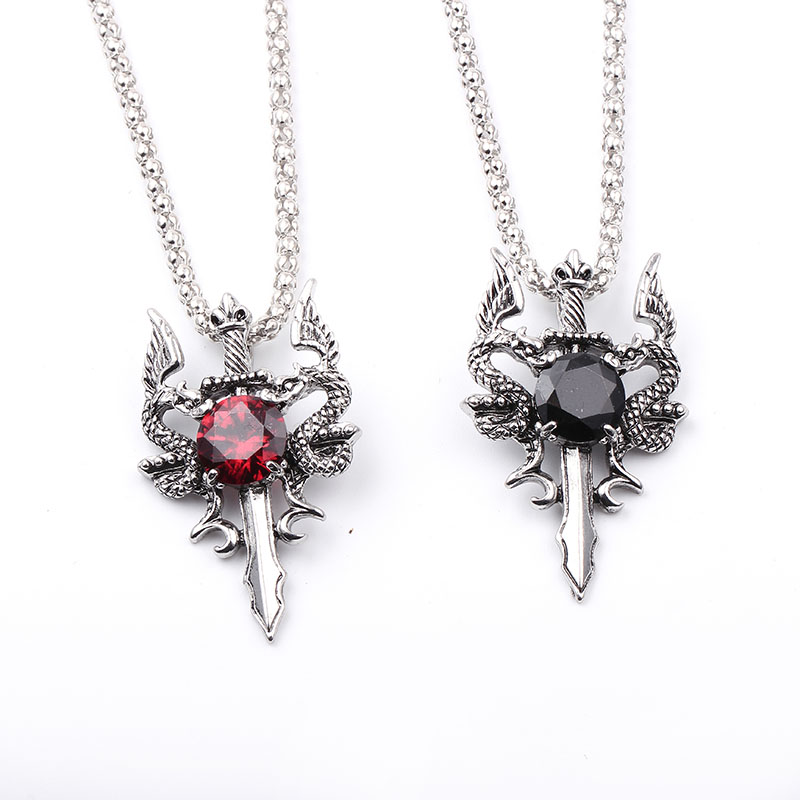 Double Dragon Black Gem Cross  - огляд і ціна Men'S Accessories And Jewelry