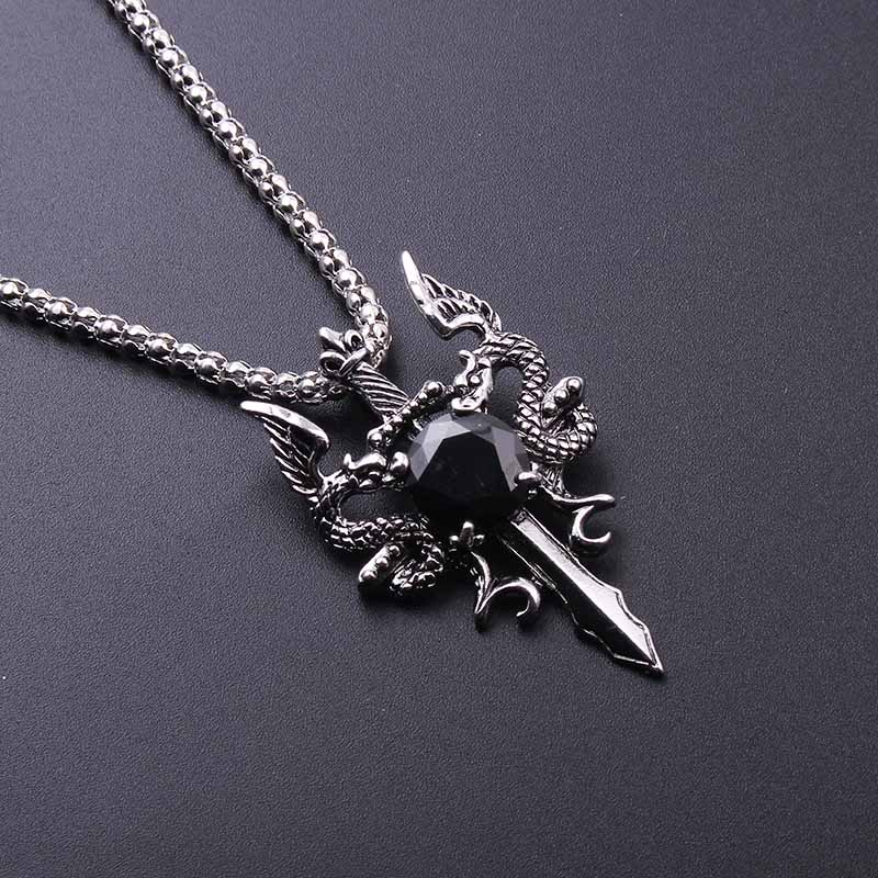 Double Dragon Black Gem Cross  - огляд і ціна Men'S Accessories And Jewelry