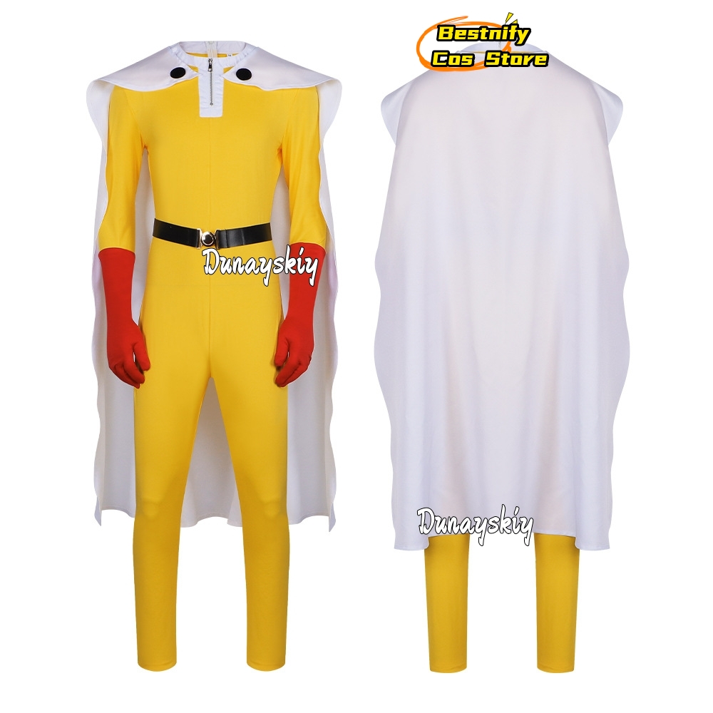 Saitama MAN Cosplay Jumpsuit C - огляд і ціна Men Accessories Korea