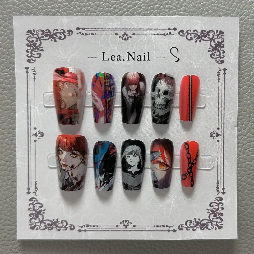 Anime Chainsaw Man Manicure Ma - огляд і ціна Men Accessories For Birthday Gift