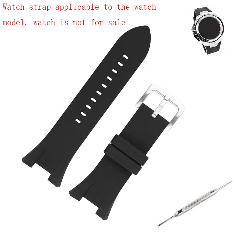 Men rubber watch band accessor - огляд і ціна Men'S Accessories Armani